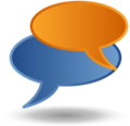 Chat bubbles.svg